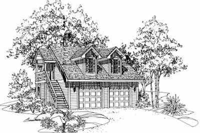 Architectural House Design - Traditional Exterior - Front Elevation Plan #72-241