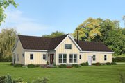 Contemporary Style House Plan - 2 Beds 2 Baths 1618 Sq/Ft Plan #932-940 