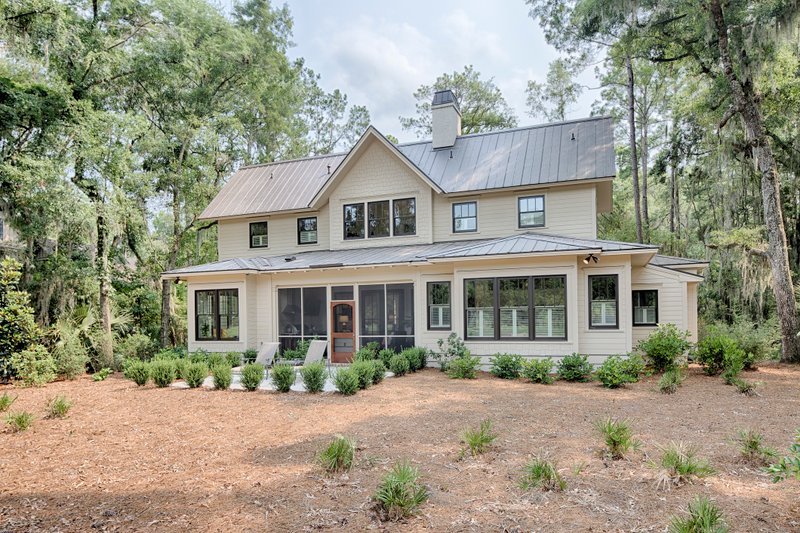 House Design - Exterior - Rear Elevation 1 for Farmhouse House Plan #928-412 - 3 bed, 3.5 bath