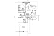 Modern Style House Plan - 3 Beds 2 Baths 1907 Sq/Ft Plan #57-446 