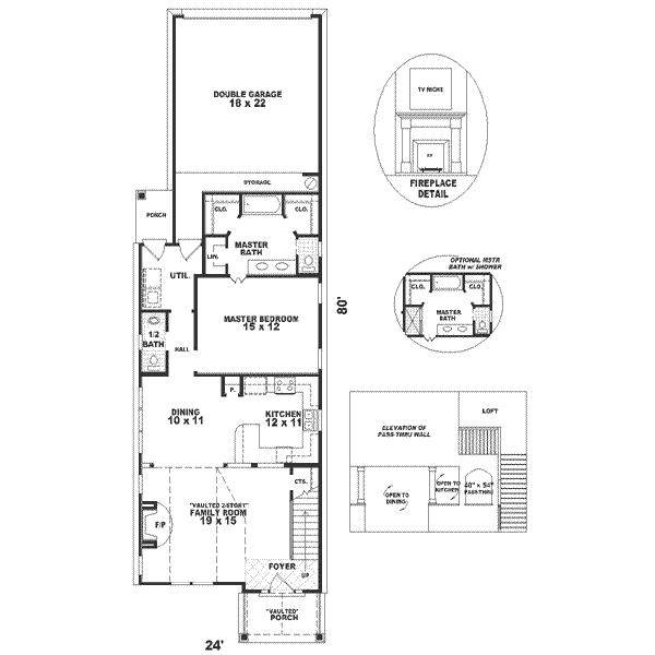 Southern Floor Plan - Main Floor Plan #81-136