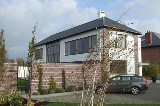 Exterior - Front Elevation for Contemporary House Plan #520-3 - 4 bed, 4 bath