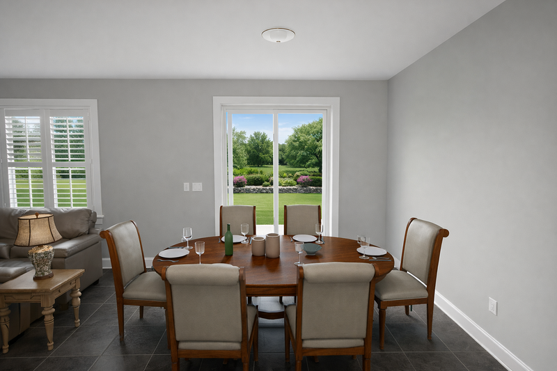Architectural House Design - Interior - Dining Room for Craftsman House Plan #1060-449 - 2 bed, 2 bath