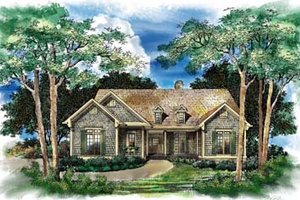 Traditional Exterior - Front Elevation Plan #71-109