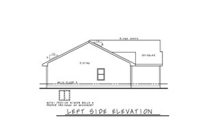 Exterior - Other Elevation for Traditional House Plan #20-2500 - 3 bed, 2 bath
