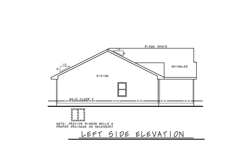 Dream House Plan - Exterior - Other Elevation for Traditional House Plan #20-2500 - 3 bed, 2 bath