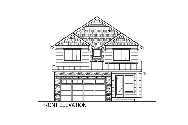 Architectural House Design - Exterior - Front Elevation 3 for Traditional House Plan #569-94 - 5 bed, 3.5 bath