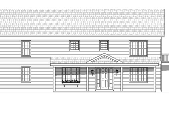 Exterior - Front Elevation 3 for Barndominium House Plan #932-537 - 7 bed, 5 bath