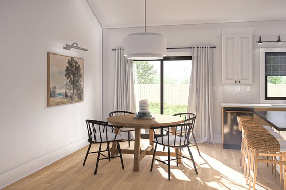 Interior - Dining Room for Modern House Plan #455-445 - 4 bed, 3 bath