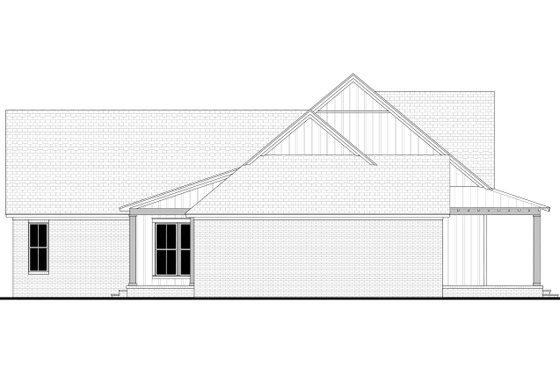 Exterior - Other Elevation for Farmhouse House Plan #430-390 - 4 bed, 3.5 bath