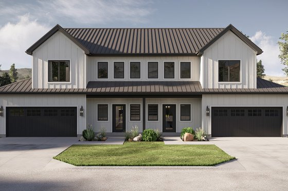 Exterior - Other Elevation for Farmhouse House Plan #455-750 - 3 bed, 2.5 bath