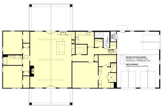 Floor Plan - Other Floor for Farmhouse House Plan #430-357 - 3 bed, 2.5 bath
