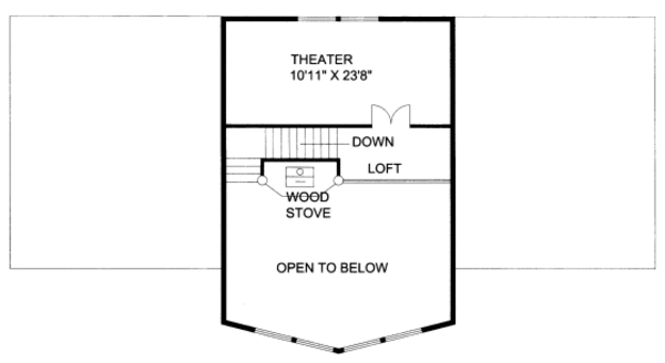 Bungalow Floor Plan - Upper Floor Plan #117-669