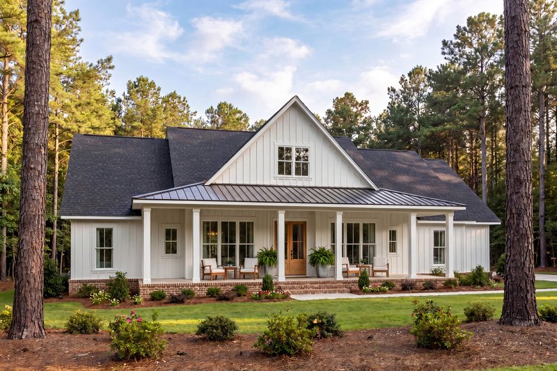 Dream House Plan - Exterior - Front Elevation 5 for Farmhouse House Plan #430-439 - 4 bed, 2.5 bath