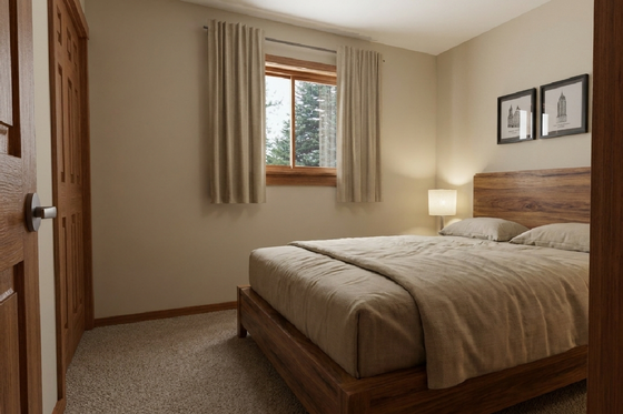 Interior - Bedroom 1 for Country House Plan #126-131 - 3 bed, 1 bath