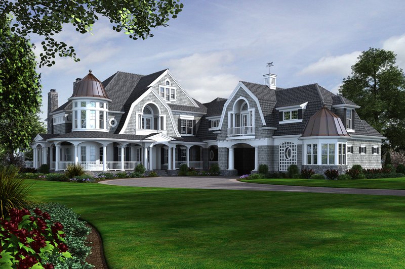 Home Plan - Colonial Exterior - Front Elevation Plan #132-571
