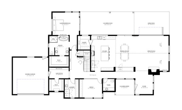 Farmhouse Floor Plan - Main Floor Plan #1114-82