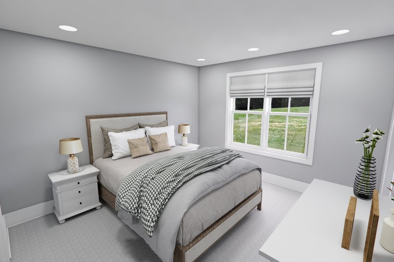 Dream House Plan - Interior - Bedroom 1 for Farmhouse House Plan #51-1251 - 3 bed, 3.5 bath