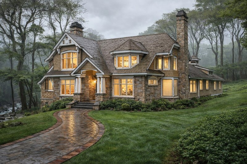 Dream House Plan - Exterior - Front Elevation 3 for Craftsman House Plan #928-235 - 4 bed, 4.5 bath