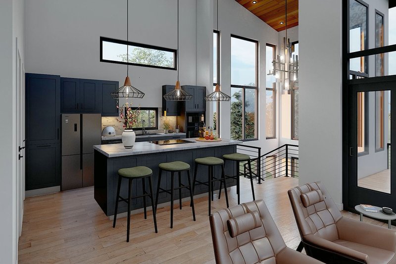 Architectural House Design - Interior - Kitchen 1 for Contemporary House Plan #932-1266 - 3 bed, 4 bath