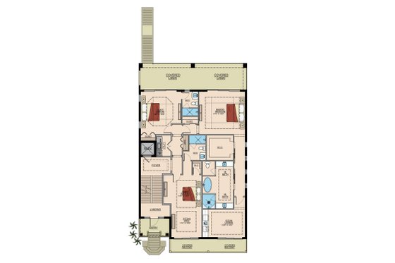 Floor Plan - Main Floor for Modern House Plan #548-35 - 3 bed, 3.5 bath