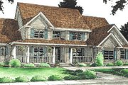 Country Style House Plan - 4 Beds 3.5 Baths 3914 Sq/Ft Plan #20-200 