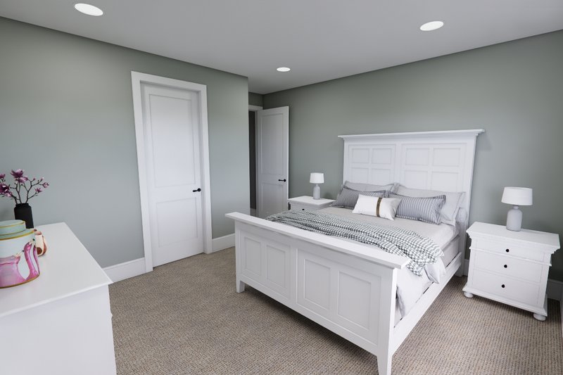Architectural House Design - Interior - Bedroom 1 for Farmhouse House Plan #51-1560 - 6 bed, 4.5 bath