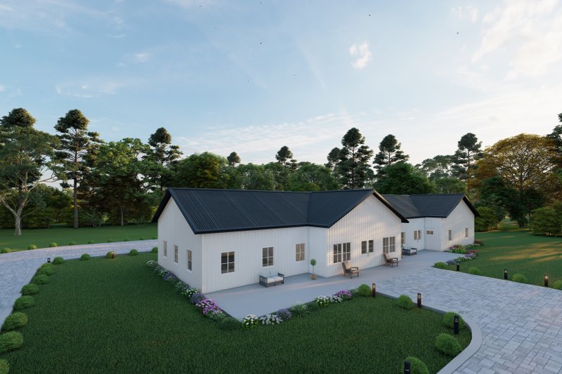 Dream House Plan - Exterior - Other Elevation 8 for Barndominium House Plan #1107-40 - 3 bed, 3 bath