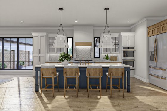 Interior - Kitchen for Modern House Plan #455-575 - 5 bed, 5 bath