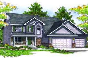 Traditional Exterior - Front Elevation Plan #70-700