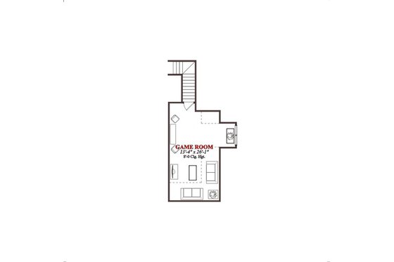Floor Plan - Upper Floor for Traditional House Plan #63-198 - 4 bed, 2.5 bath