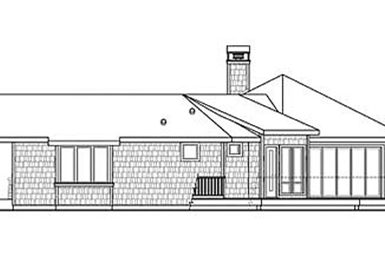 Exterior - Other Elevation 1 for Craftsman House Plan #124-861 - 3 bed, 2 bath