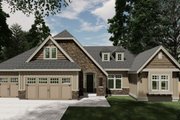 Craftsman Style House Plan - 3 Beds 2.5 Baths 2559 Sq/Ft Plan #53-677 