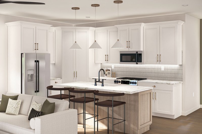 Architectural House Design - Interior - Kitchen for Traditional House Plan #455-435 - 3 bed, 2.5 bath