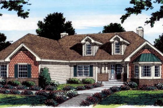 Exterior - Front Elevation for Modern House Plan #312-634 - 3 bed, 2.5 bath