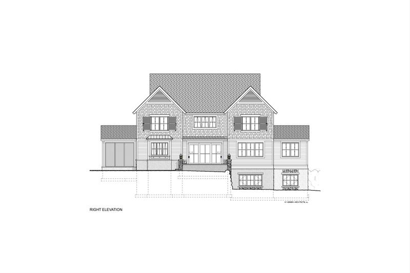 Architectural House Design - Exterior - Other Elevation 1 for Farmhouse House Plan #928-324 - 5 bed, 3.5 bath