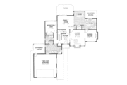 European Style House Plan - 5 Beds 3 Baths 2461 Sq/Ft Plan #18-9006 
