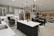 Bungalow Style House Plan - 3 Beds 2 Baths 1568 Sq/Ft Plan #51-1399 