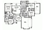 European Style House Plan - 3 Beds 2.5 Baths 2298 Sq/Ft Plan #310-991 