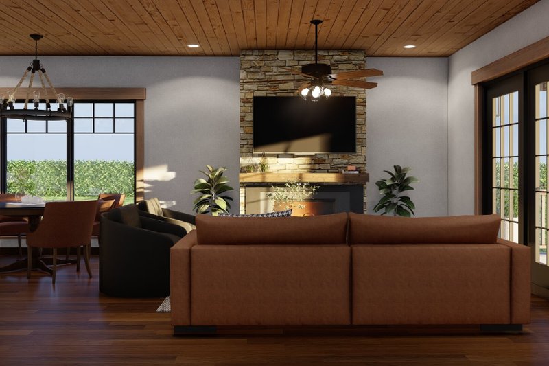 Dream House Plan - Interior - Family Room for Craftsman House Plan #17-2221 - 3 bed, 2.5 bath