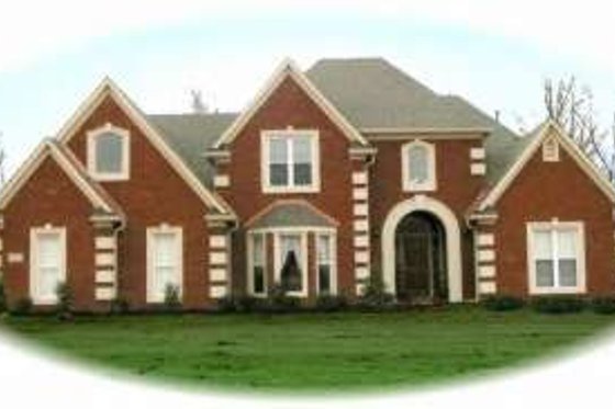 Exterior - Front Elevation for European House Plan #81-1037 - 4 bed, 3.5 bath