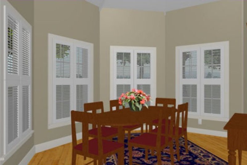 Home Plan - Photo 4 for Southern House Plan #56-177 - 3 bed, 2.5 bath