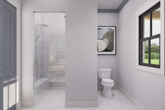 Interior - Master Bathroom 1 for Barndominium House Plan #1074-116 - 3 bed, 2 bath