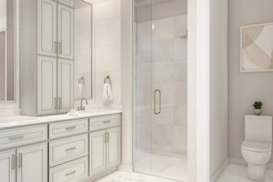 Interior - Master Bathroom for Farmhouse House Plan #430-256 - 2 bed, 2 bath