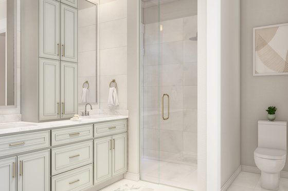 Interior - Master Bathroom for Farmhouse House Plan #430-256 - 2 bed, 2 bath