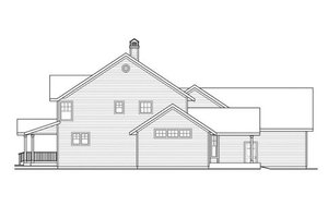 Exterior - Other Elevation 1 for Traditional House Plan #124-837 - 4 bed, 4 bath