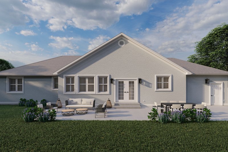Home Plan - Exterior - Rear Elevation 2 for Traditional House Plan #1060-172 - 3 bed, 2 bath