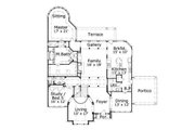 European Style House Plan - 5 Beds 3.5 Baths 4504 Sq/Ft Plan #411-791 