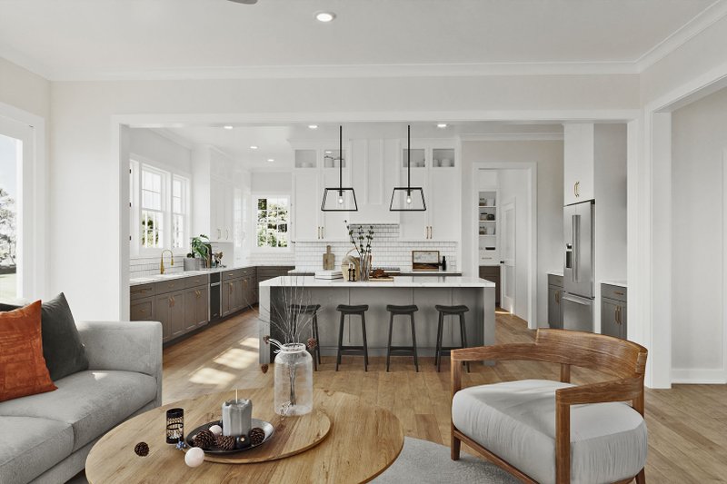 Dream House Plan - Interior - Kitchen 1 for Tudor House Plan #461-89 - 5 bed, 3 bath