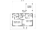 Southern Style House Plan - 1 Beds 1 Baths 1594 Sq/Ft Plan #1-469 